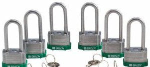 Brady Lockout/Tagout 118976 - Standard Key Retaining Steel Padlock 2 in Steel (118976)