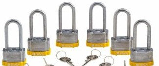 Brady Lockout/Tagout 118982 - Standard Key Retaining Steel Padlock 2 in Steel (118982)