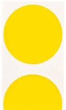 Brady Tape 121034 - Aisle Marking Tape Dots - Adhesive Vinyl, Solid (121034)
