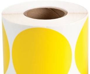 Brady Tape 121036 - Vinyl Aisle Marking Dots, 5, Roll of 500 Each (121036)