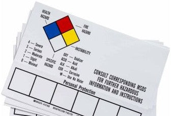 Brady Labels 121058 - Blank Write-On Container Label, 7 H x 10 W x 0.004 (121058)
