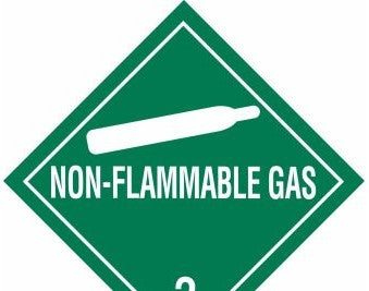 Brady Labels 121065 - NON-FLAMMABLE GAS 2 Hazardous Material Shipping (121065)