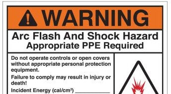 Brady Labels 121135 - Arc Flash Labels - Adhesive Vinyl, 3.5 H x 5 W x (121135)