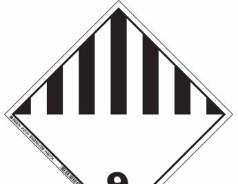 Brady Labels 121141 - 9 Hazardous Material Shipping Labels, 4 H x 4 W x (121141)