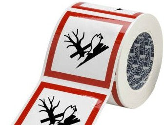 Brady Labels 121210 - GHS Environmental Picto Label, 4 H x 4 W x .035 D (121210)