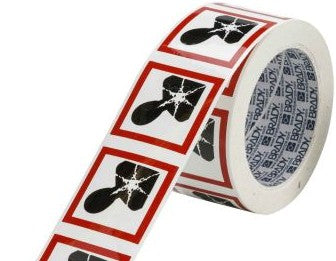 Brady Labels 121212 - GHS Health Danger Picto Label, 2 H x 2 W x .035 D (121212)