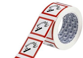 Brady Labels 121213 - GHS Corrosive Picto Label, 2 H x 2 W x .035 D (121213)