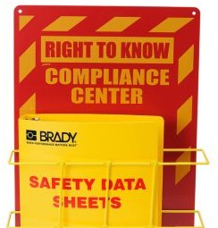 Brady Wire Basket Trays 121370 - Globally Harmonized System GHS Center - English (121370)