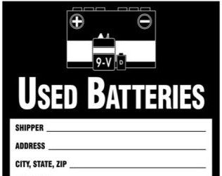 Brady Labels 121431 - Waste Labels, Pack of 100 (121431)