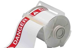 Brady Labels 121557 - GlobalMark Blank Vinyl Labels with Header 4 in H x (121557)