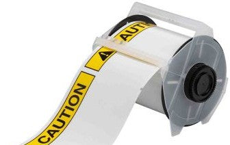 Brady Labels 121559 - GlobalMark Blank Vinyl Labels with Header 4 in H x (121559)
