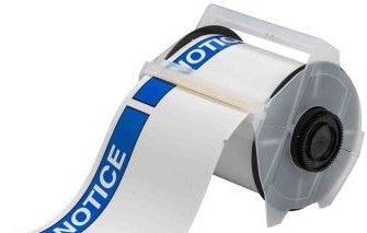 Brady Labels 121562 - GlobalMark Blank Vinyl Labels with Header 4 in H x (121562)