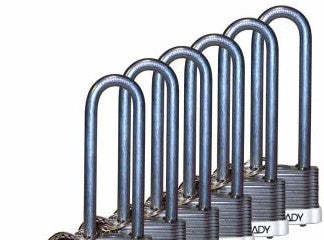 Brady Lockout/Tagout 123264 - Standard Key Retaining Lockout Steel Padlocks 3 in (123264)