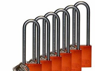 Brady Lockout/Tagout 123288 - Standard Key Retain Lockout Aluminum Padlock 3in (123288)