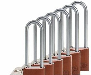 Brady Lockout/Tagout 123317 - Standard Key Retain Lockout Aluminum Padlock 3in (123317)