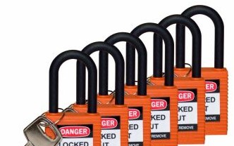 Brady Lockout/Tagout 123346 - Standard Key Retaining Lockout Nylon Padlock 1.5 (123346)