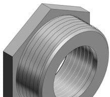 Thomas & Betts Fittings 1258 - 4 Inch to 3-1/2 Inch Female Reducer, Malleable Iron (1258)