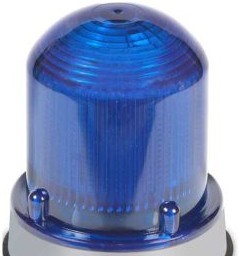 Edwards Signaling Visual Signaling Devices 125LEDFB120AB - Flashing Beacon, 120VAC, Blue, LED, Black (125LEDFB120AB)