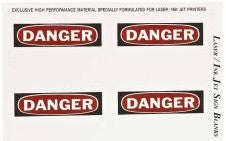 Brady Labels 12906 - Laser Printable Polyester DANGER Sign and Label (12906)