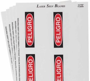 Brady Labels 12936 - Laser Printable Poly Lbl Blanks 3.5 in H x 5 in W (12936)