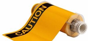 Brady Labels 130762 - BBP85 OSHA CAUTION Vinyl Labels 7in H x 10in W BK (130762)