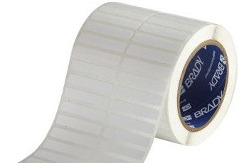 Brady Labels 131471 - Nylon Cloth Labels 0.375 in H x 2 in W White (131471)