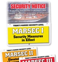Brady Signs & Signage 132449 - Marsec Sign, 24 H x 24 W, Aluminum (132449)