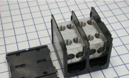 Marathon Special Products Power Distribution Blocks 1332320-CH - Splicer Block, 2-P, 510A, Box/Box, Line & (1332320CH)