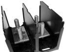 Marathon Special Products Power Distribution Blocks 1332563 - Splicer Block, 2-P, 310A, Stud/Stud, Line: (1332563)