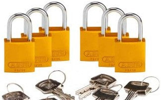 Brady Lockout/Tagout 133264 - Compact Key Retain Lockout Aluminum Padlock 1in (133264)