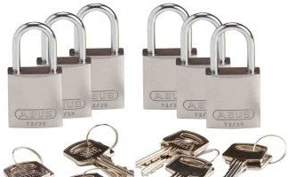Brady Lockout/Tagout 133269 - Compact Key Retain Lockout Aluminum Padlock 1in (133269)