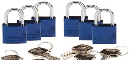 Brady Lockout/Tagout 133289 - Compact Key Retaining Lockout Aluminum Padlock 1 (133289)