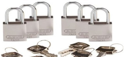 Brady Lockout/Tagout 133296 - Compact Key Retain Lockout Aluminum Padlock 1in (133296)
