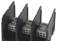 Marathon Special Products Power Distribution Blocks 1333555-CH - POWER BLOCK W/HINGE COVER, 3P, 350A, BOX/BOX (1333555CH)
