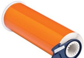Brady Labels 13402 - BBP85 Reflective Labels 10 in W x 33 ft L Orange (13402)