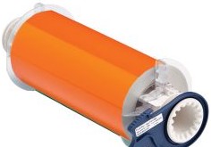 Brady Labels 13403 - BBP85 Reflective Labels 7 in W x 33 ft L Orange (13403)