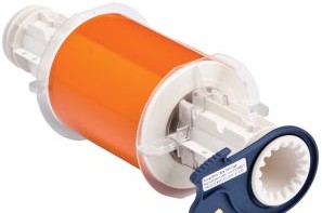 Brady Labels 13404 - BBP85 Reflective Labels 4 in W x 33 ft L Orange (13404)