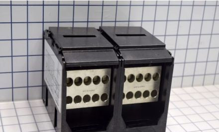 Marathon Special Products Power Distribution Blocks 1352704CH - Distribution Block, 2-P, 950A, Bx/Bx Line: (1352704CH)