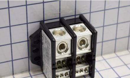Marathon Special Products Power Distribution Blocks 1402404 - Distribution Block, 2-P, 310A, Bx/Bx Line: (1402404)