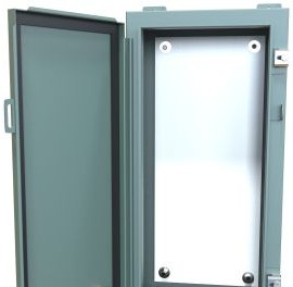 Hammond Manufacturing Enclosures 1418AR8 - ENCLOSURE, 24in.Hx12in.Wx8in.D, NEMA12,13, SINGLE (1418AR8)