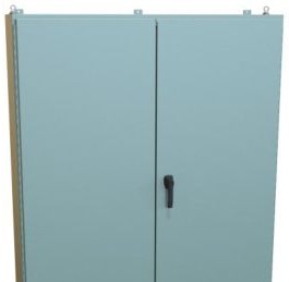 Hammond Manufacturing Enclosures 1422E12 - 72 x 60 x 12 DOUBLE DOOR, PANEL INCLUDED, W/O (1422E12)