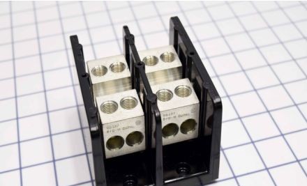Marathon Special Products Power Distribution Blocks 1432306 - Splicer Block, 2-P, 350A, Box/Box, Line & Load: (1432306)