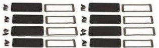 Hammond Manufacturing Enclosures 1457LEP-10 - EMI/RFI end panels - 10/pack (1457LEP-10)