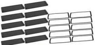 Hammond Manufacturing Enclosures 1457TWP-10 - 1457T END PANEL KIT (10 PACK) (1457TWP-10)