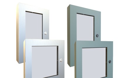 Hammond Manufacturing Enclosures 1481WSSDH3624 - WINDOW KIT N4 316SS DEEP HINGED 30in.X15in. (1481WSSDH3624)