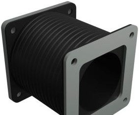 Hammond Manufacturing Wireway 1485BFF - Flexible Fitting, 2.5in.x2.5in., N12, Metal (1485BFF)