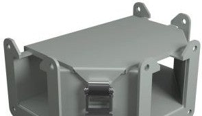 Hammond Manufacturing Wireway 1485BTN - Tee Fitting, 2.5in. Square, N12, Top Opening (1485BTN)