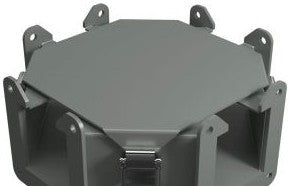 Hammond Manufacturing Wireway 1485BY - Cross Fitting, 2.5in. Square, N12 (1485BY)