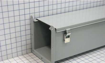 Hammond Manufacturing Wireway 1485D48 - Wireway, 6in.Hx6in.Wx48in.L, N12, ANSI61 Gray (1485D48)