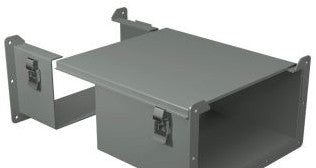 Hammond Manufacturing Wireway 1485FW1 - Cut-Off Fitting, 12in.Wx6in.H, N12, Lay-In (1485FW1)